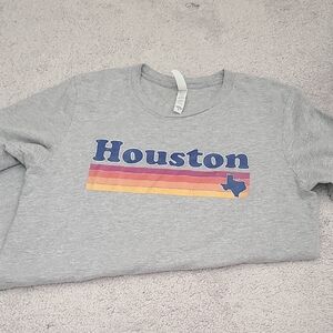 Bella Canvas Gray Houston Tee